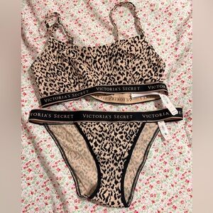 Victoria secret bra and panty set size large NWT